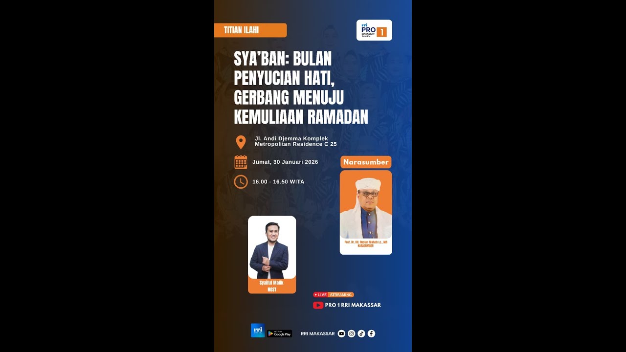 TITIAN ILAHI LUAR STUDIO - Jumat, 30 Januari 2026