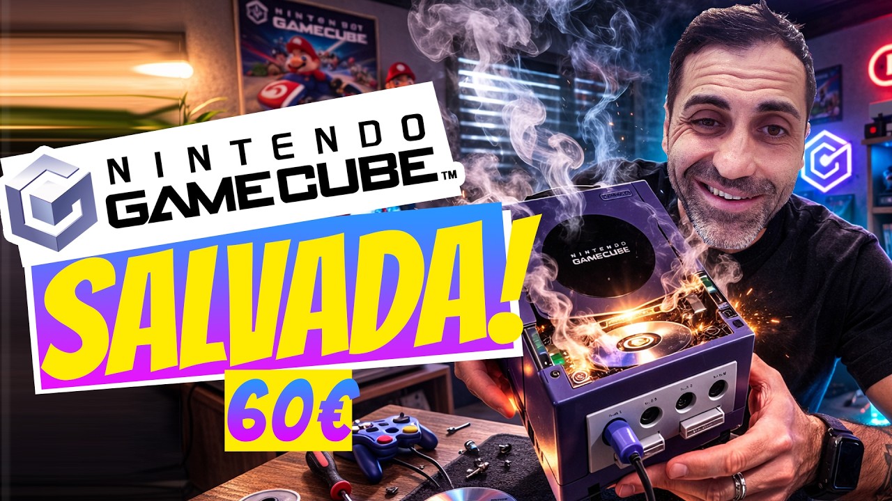 ¡RESUCITÉ mi GAMECUBE por SOLO 60€! 😱 No era el lector… y ahora lee MEJOR que nueva