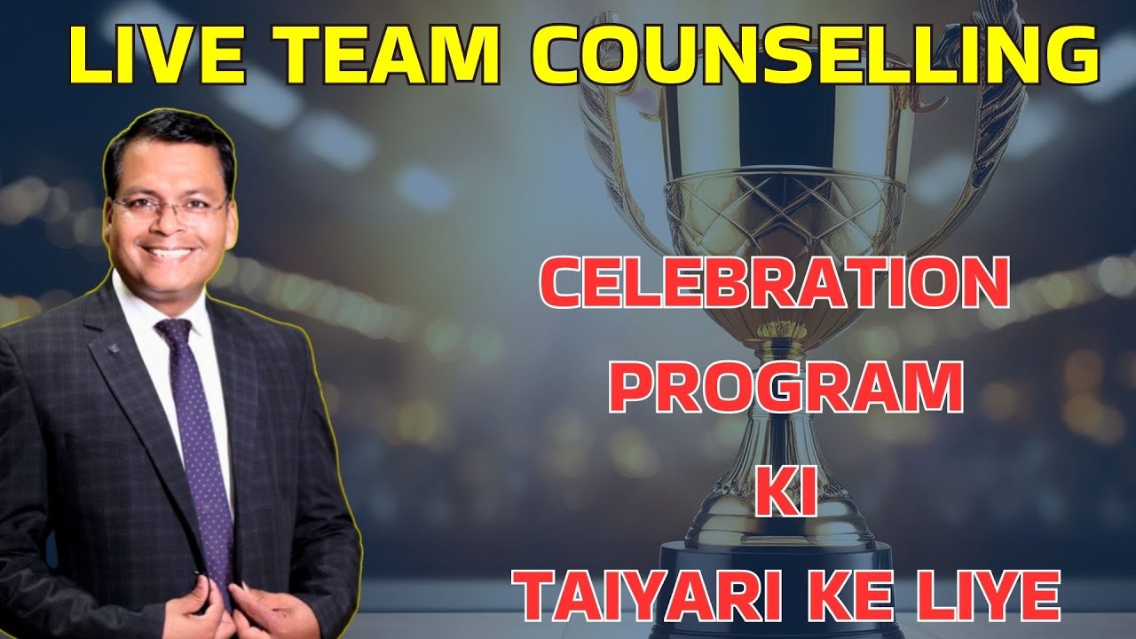 TEAM COUNSELLING  /PROGRAM KI TAIYARI KE LIYE LIVE COUNSELLING