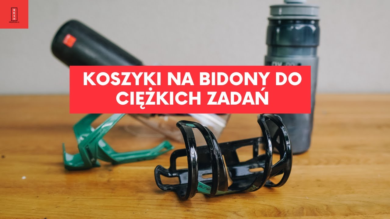 Koszyki na bidony MTB/Gravel do ciężkich zastosowań - test Elite Prism i Cannibal XC Bio