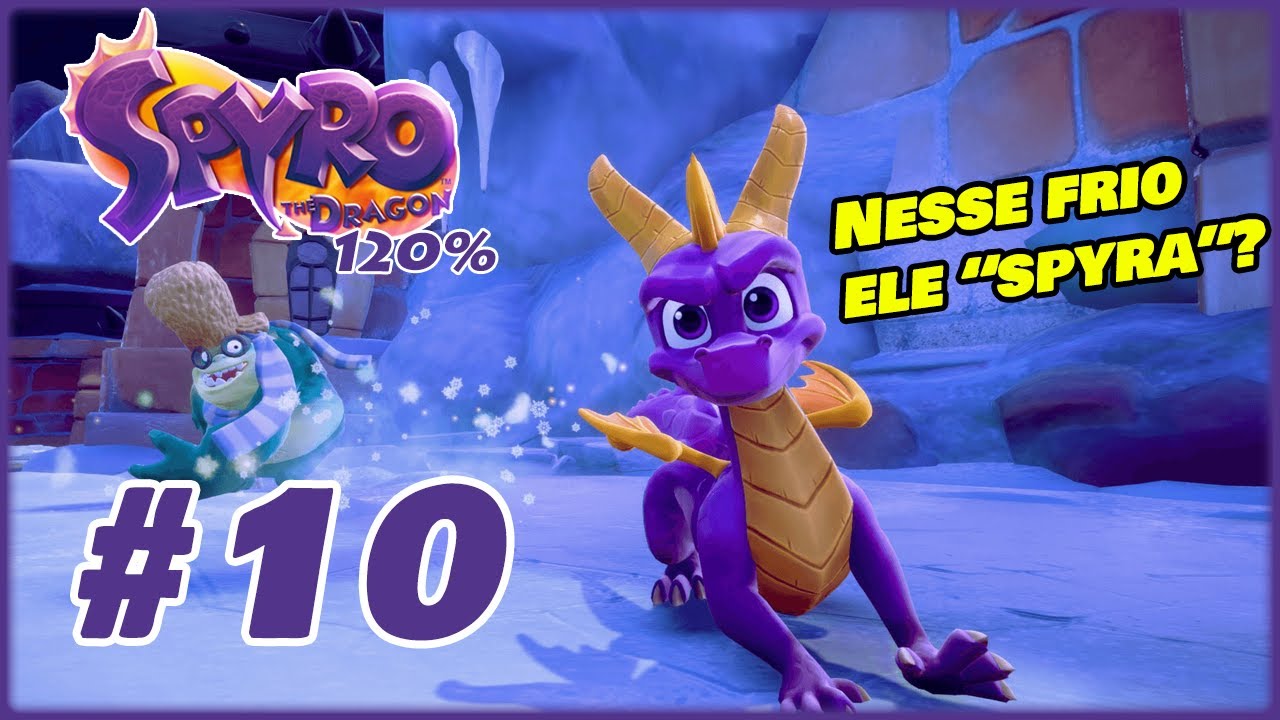 Caverna de Gelo 100% - Spyro The Dragon 120% DUB PT-BR # 10 - ThZero
