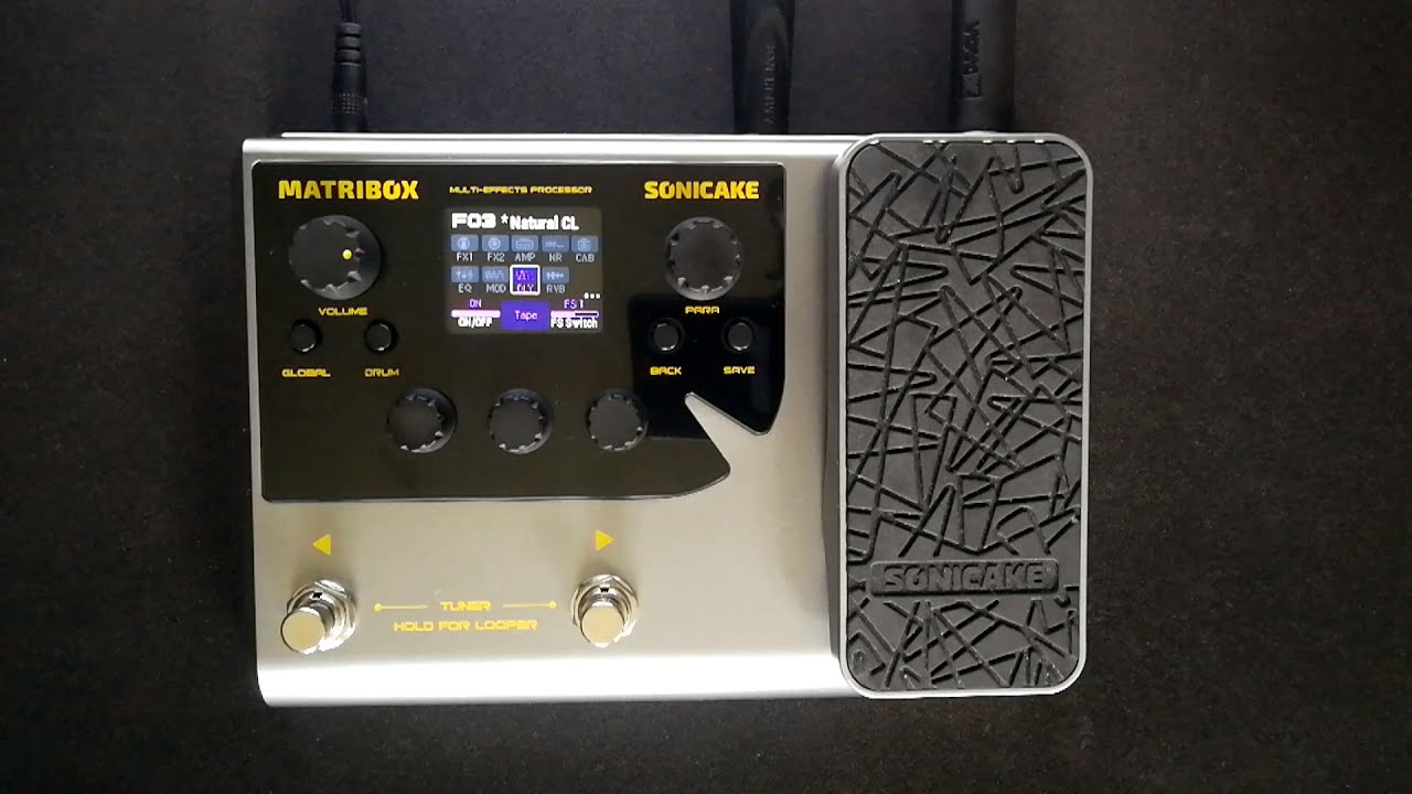 Sonicake Matribox Multi-Effects Processor, Delay Settings