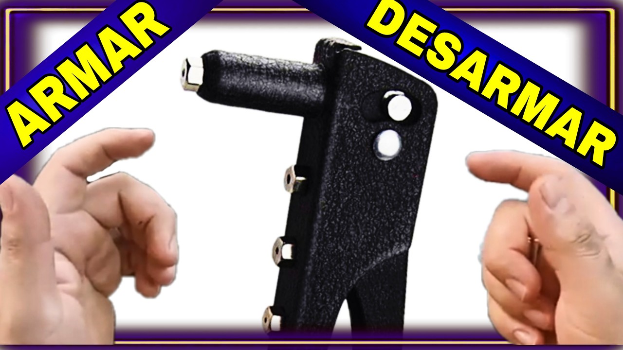 como ARMAR remachadora MANUAL