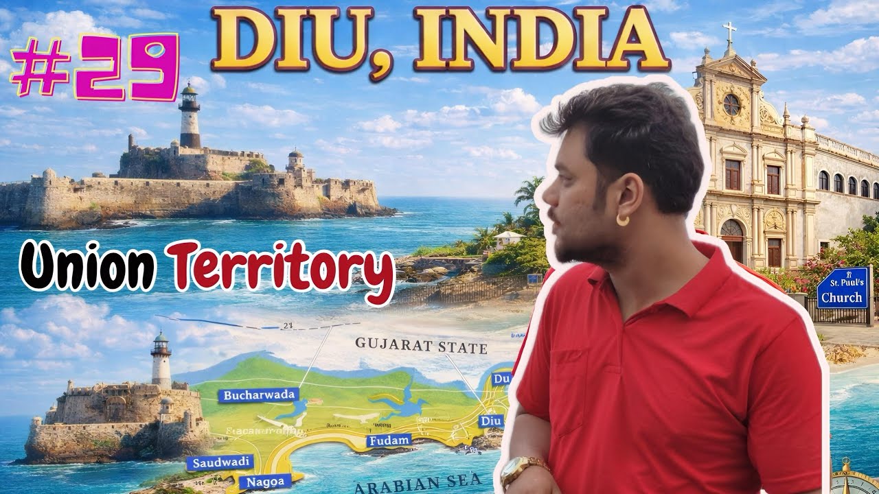 Vlog - 47 | “DIU – Portuguese Legacy of India 🇵🇹🇮🇳” | Harjashan Uncharted 