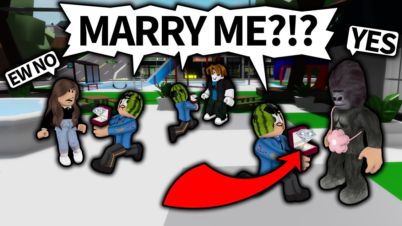 FORCING EVERYONE TO MARRY ME IN BROOKHAVEN 🏡RP | Roblox Funny Moments