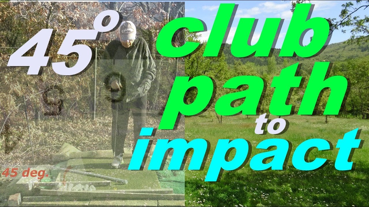 (45 DEG.) (4:30) (CLUB PATH TO IMPACT) #golfswing   (2022)