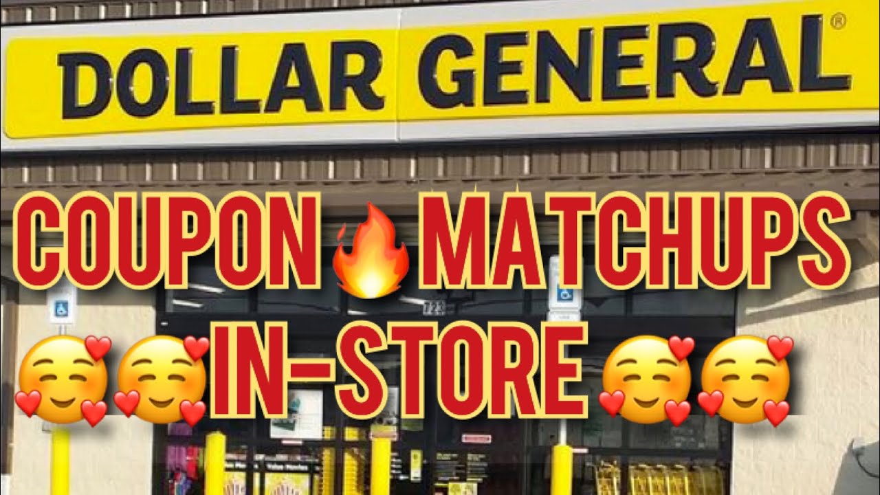 DOLLAR GENERAL COUPON MATCHUPS 🥰🥰🥰🥰