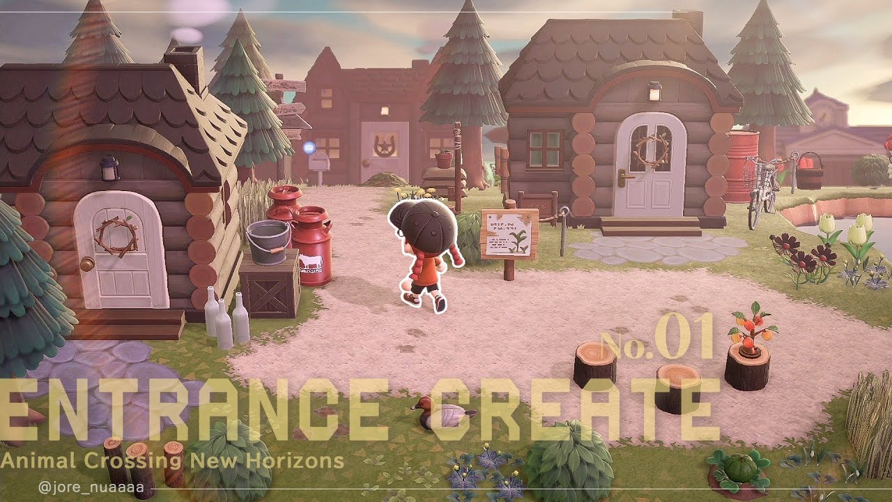 【あつ森】🌳🌳とにかく森感を出したい島の入口の島クリエイト🌳🌳 ┊︎Island Create￤Entrance】