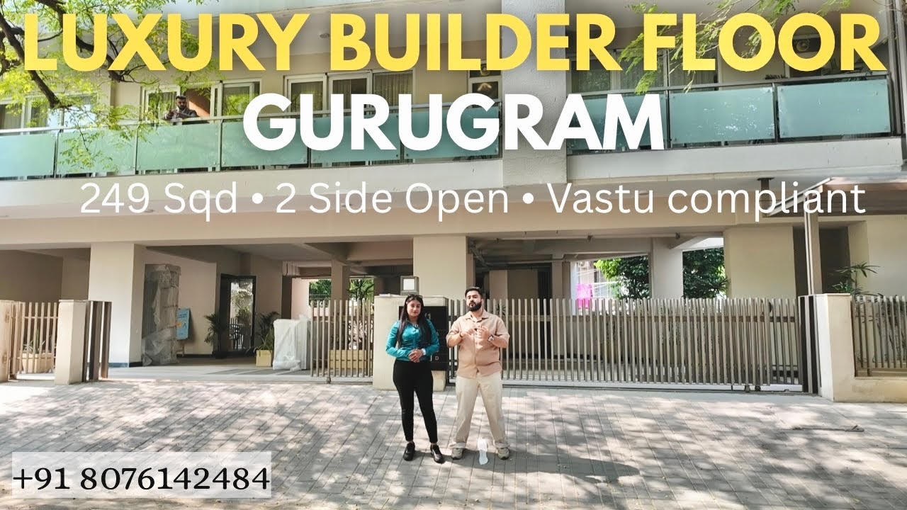 Newly Built Luxury Builder Floor near DLF Cyber City & Golf Course Road Gurugram | Full Home Tour 🔥