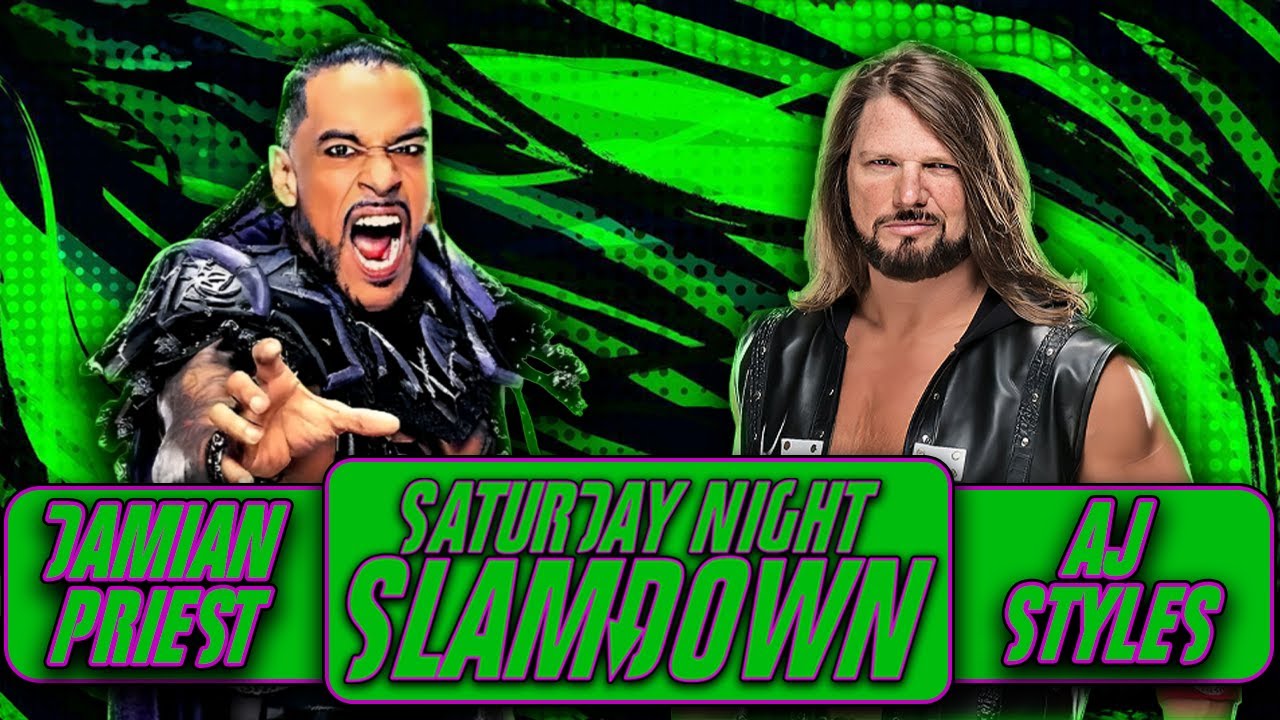 WWE 2K25 Universe Mode Slamdown Episode 12 | AJ Styles vs Damian Priest