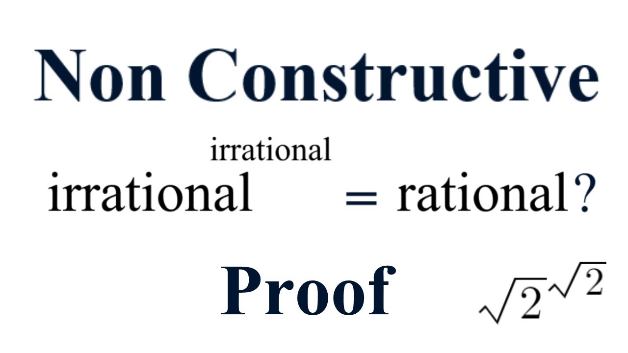 Can irrational^irrational be rational? (Famous √2 Proof in 1 minute)