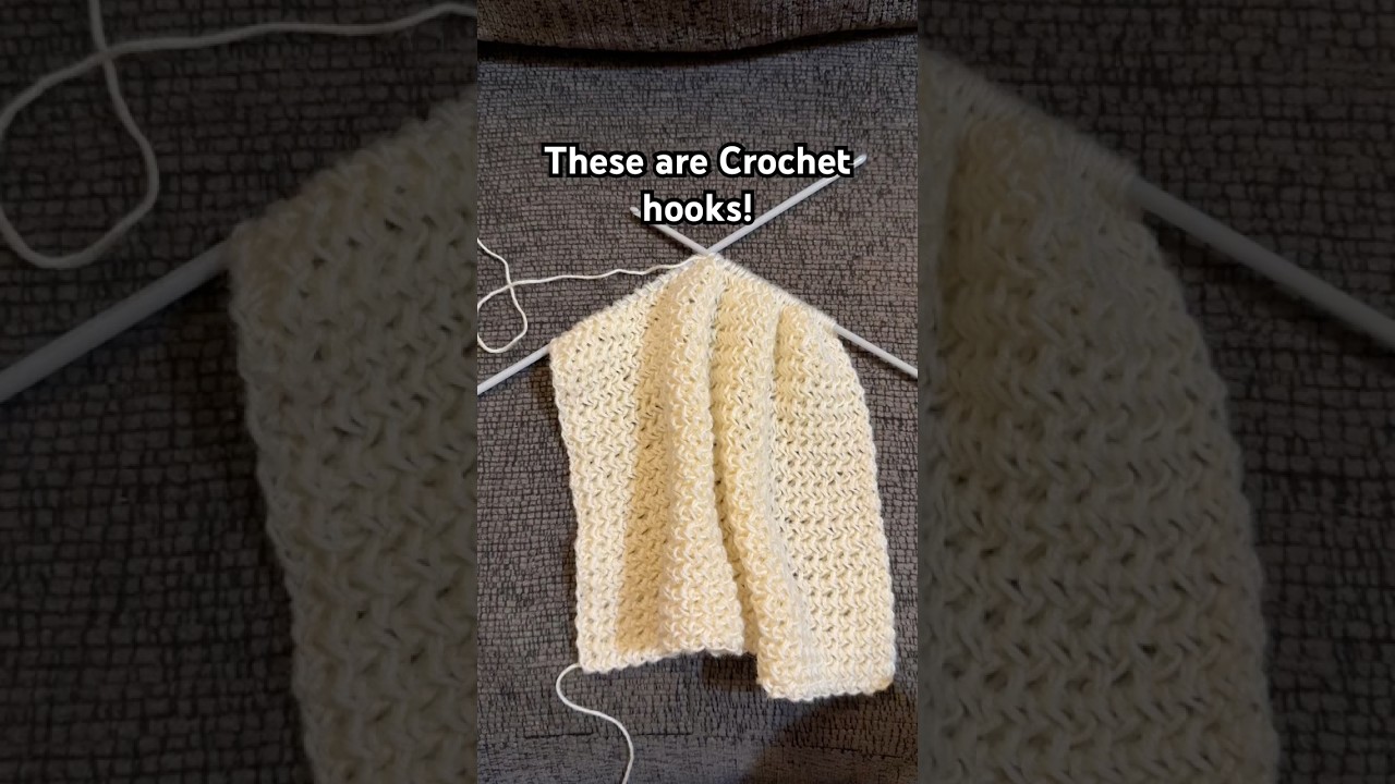 Have you ever &ldquo; Knitted &ldquo; with Crochet Hooks?? #crochet #justvintagecrochet #knit #tunisiancrochet