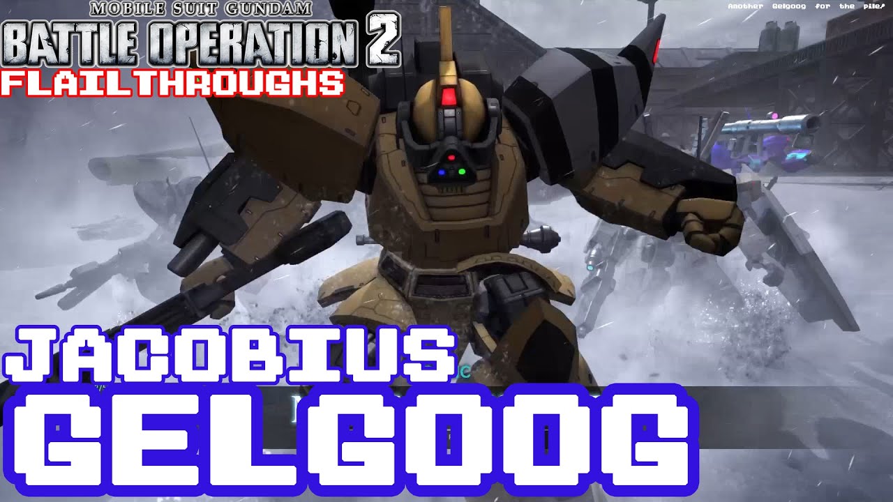 Gundam Battle Operation 2: MS-14C-1A Gelgoog Cannon Jacobius Node Custom