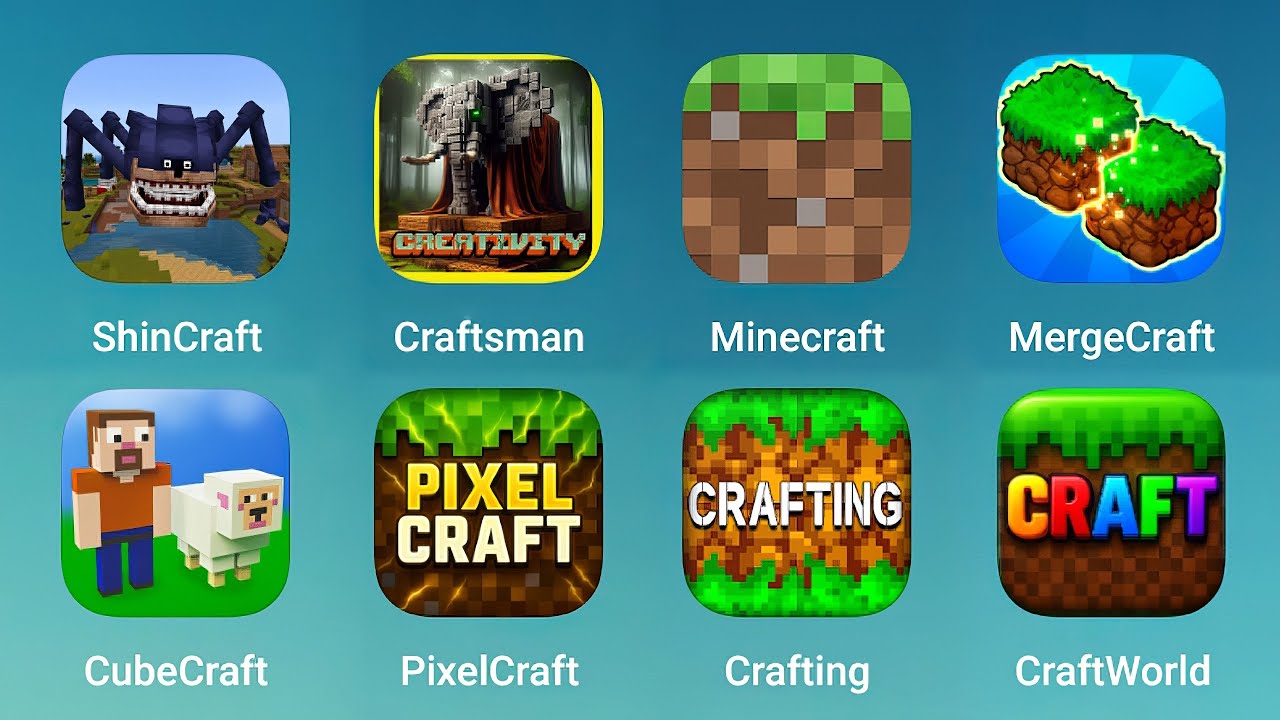 ShinCraft, Craftsman Building, Minecraft, MergeCraft, CubeCraft, PixelCraft, Crafting and Building
