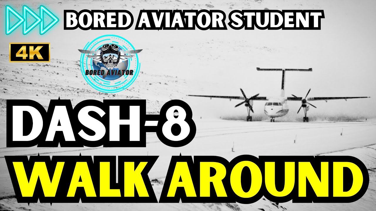 Walk Around 🚷 | DHC8-314🔥 | à la découverte de l'inspection pré-vol ✈️ | BAShow