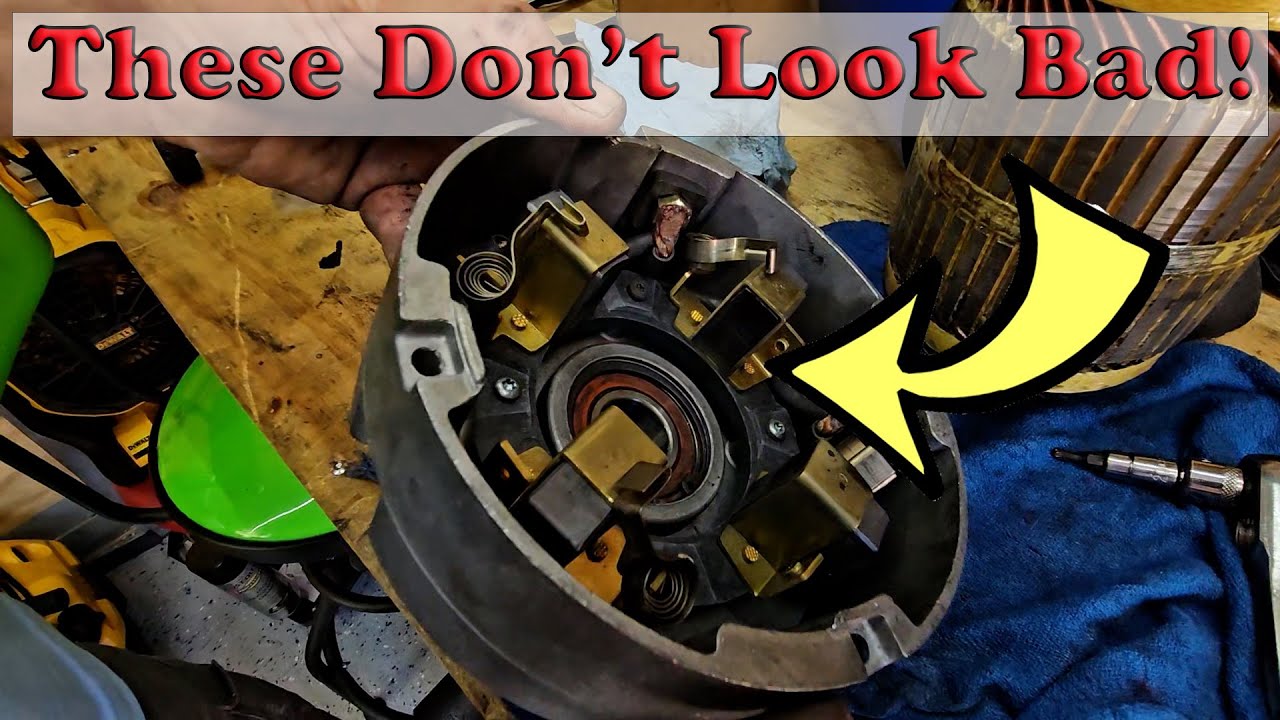 How To Replace Brushes In An Electric Golf Cart Motor.