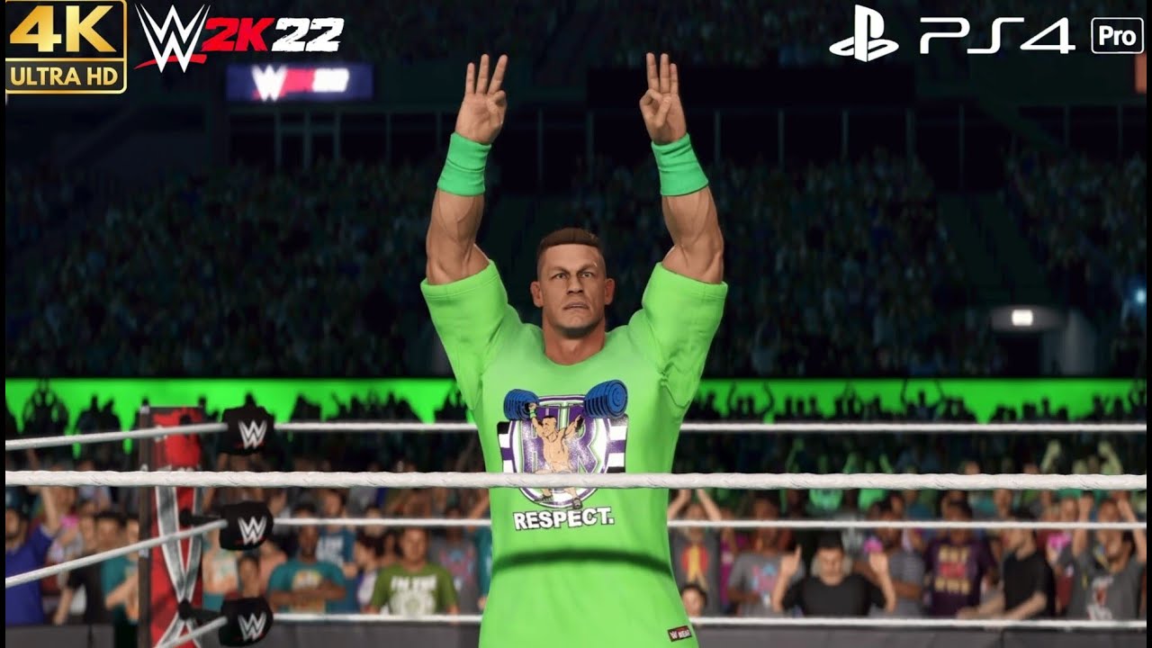 WWE 2K22 - JOHN CENA VS THE UNDERTAKER WrestleMania Match PS4 PRO 4K [LEGEND DIFFICULTY]