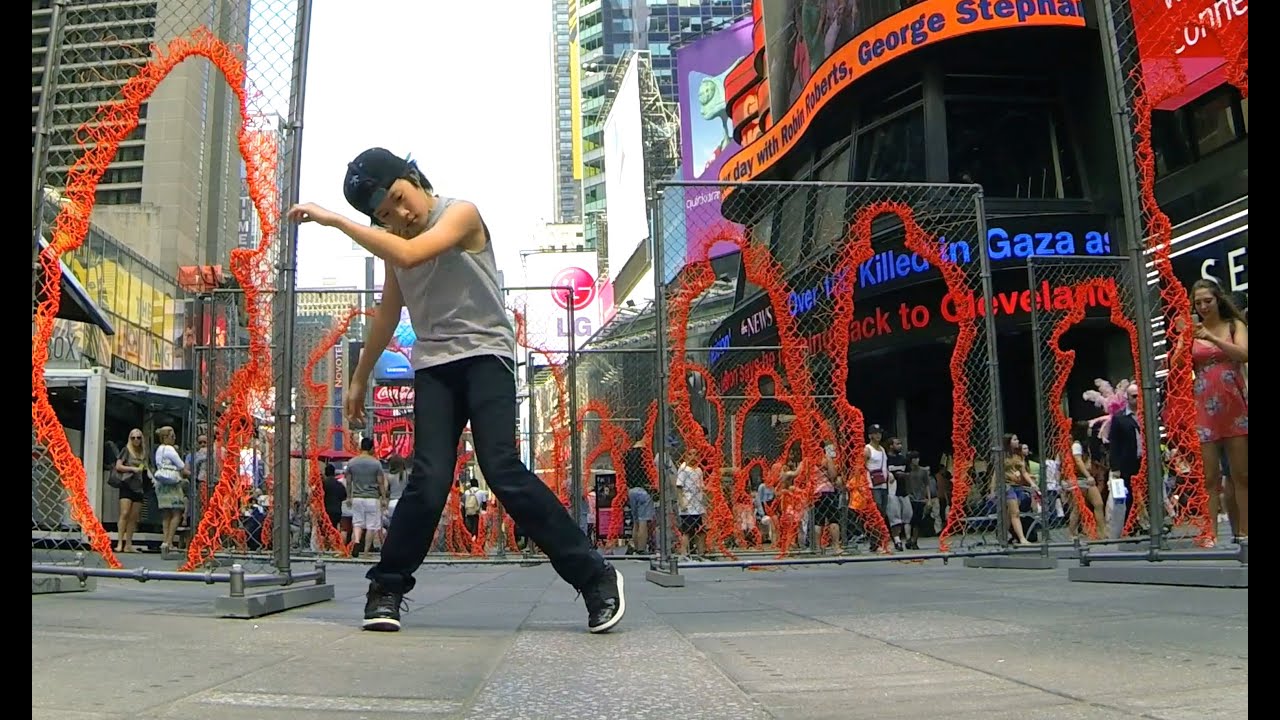 MAKE IT BUN DEM | DUBSTEP | KJ @ Times Square New York NYC (Inspired by WHZGUD2 Marquese Scott)