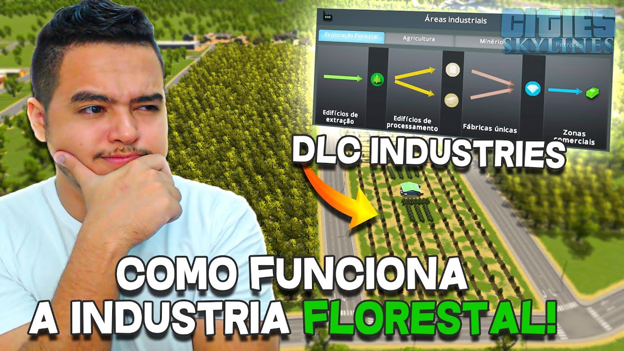 Cities Skylines - DLC Industrias: Como Funciona a Indústria Florestal (Explicando a DLC)
