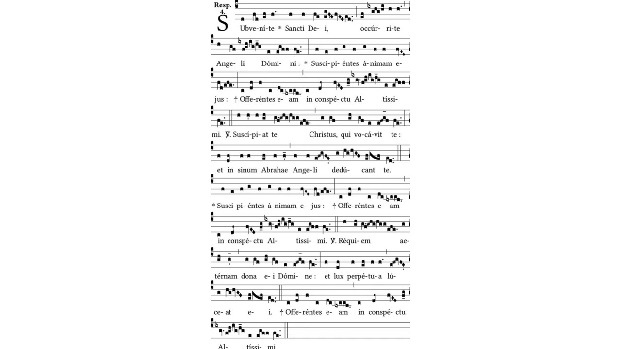 Gregorian Chant -Julian D. Jankowski - All Souls Day - Antiphon (Sub Venite)