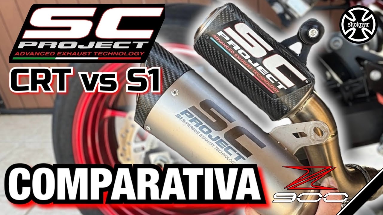SC Project Z900 | Comparando Escapes CR-T vs S1 | Pruebas de SONIDO