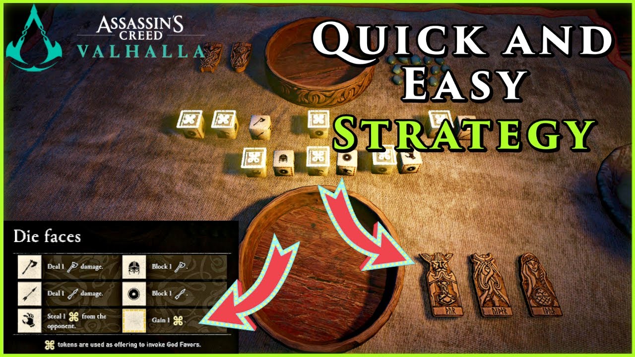 Assassin's Creed Valhalla | How to Win at Orlog! [Quick and Easy Strategy]