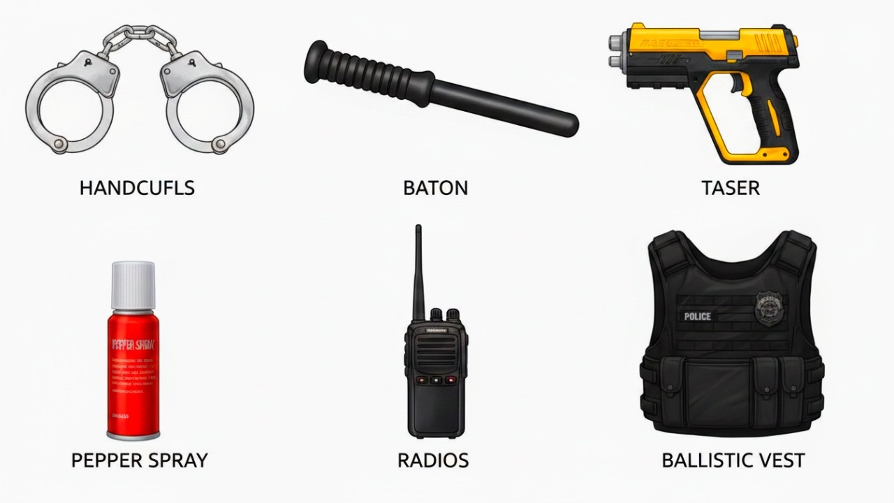 Every Prisional Security Guard Equipment Explained in 5 Minutes