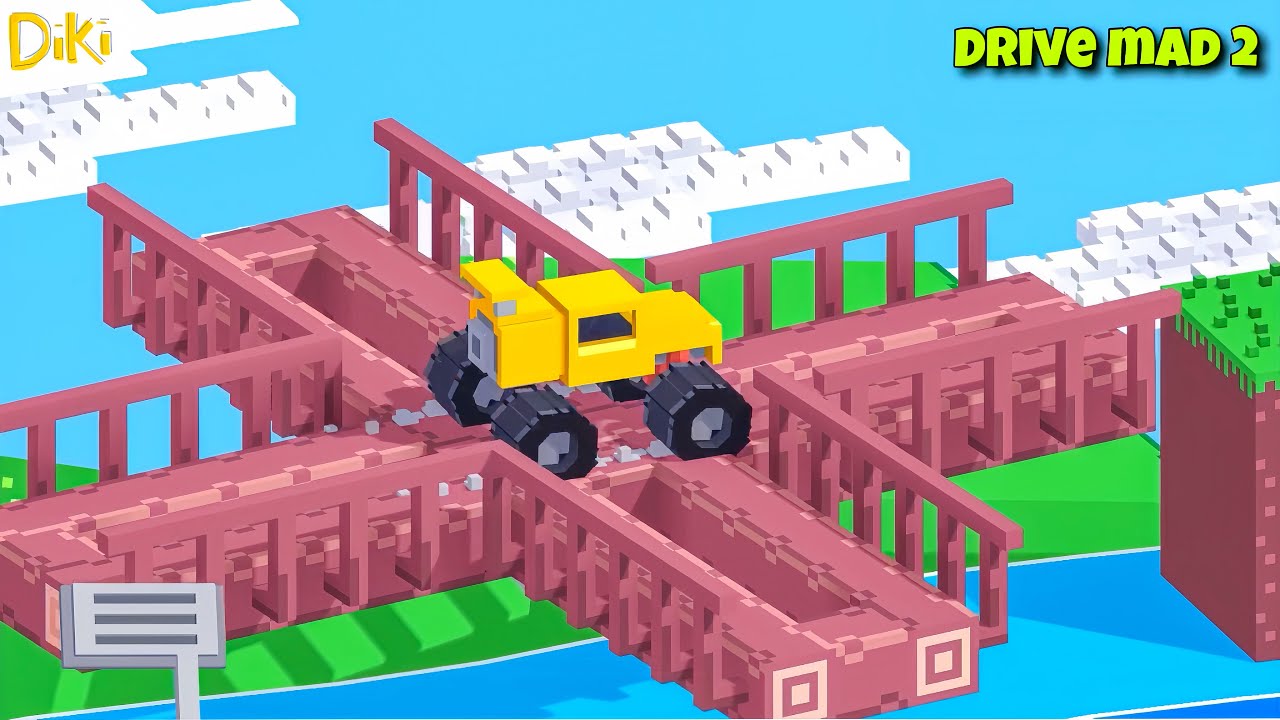 Fancade DRIVEMAD2, New Gameplay All Levels Challenge #gaming