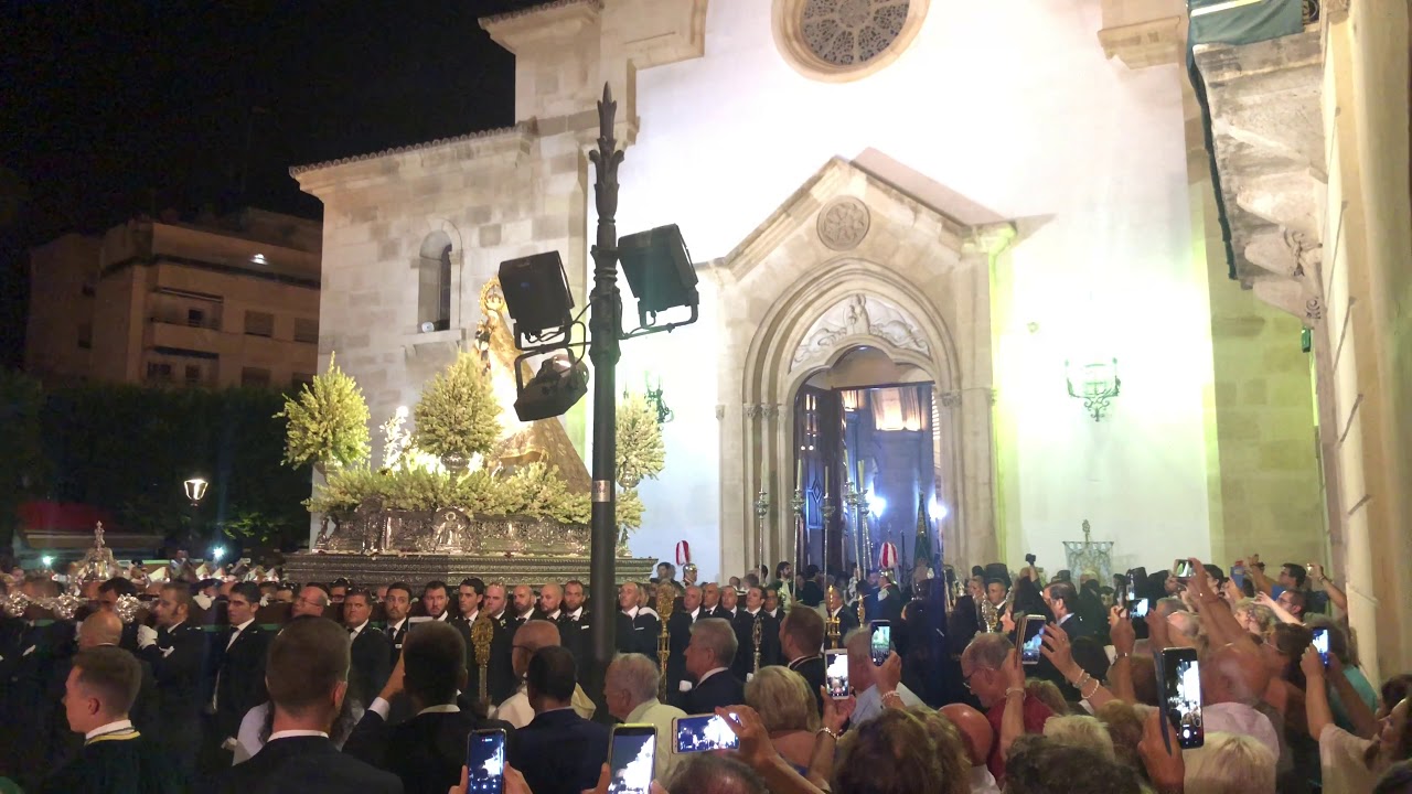 Virgen del Mar 2019, Patrona de Almería - Llegada al Santuario