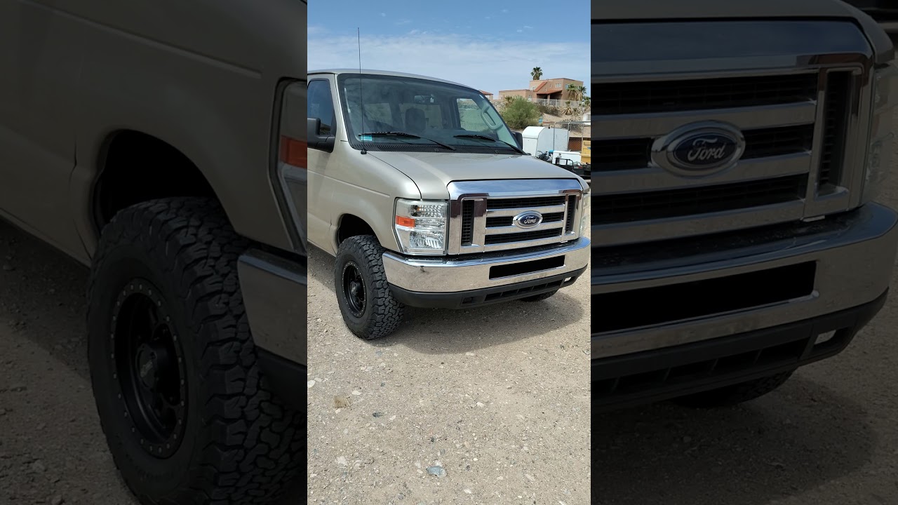 Honest breakdown of an inexpensive Ford Econoline lift that fits a 265/75r16 with no cutting fenders