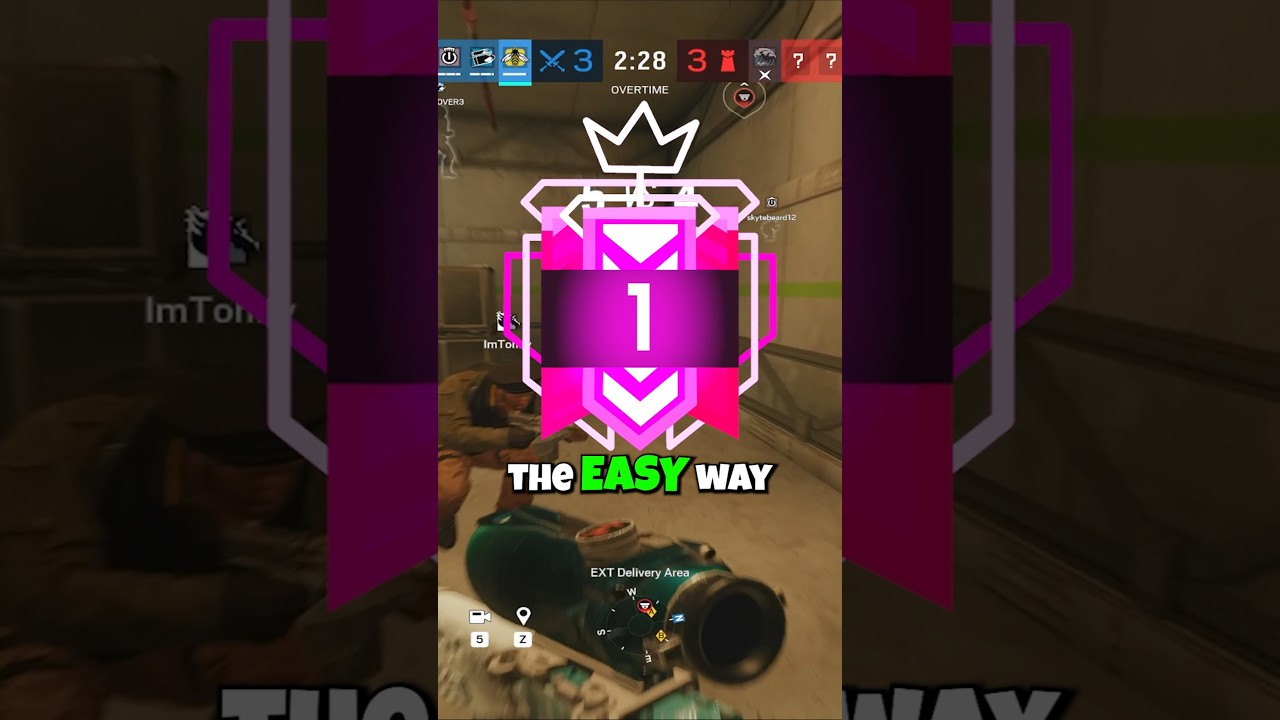 The EASIEST Way to Reach #1 Champion in R6