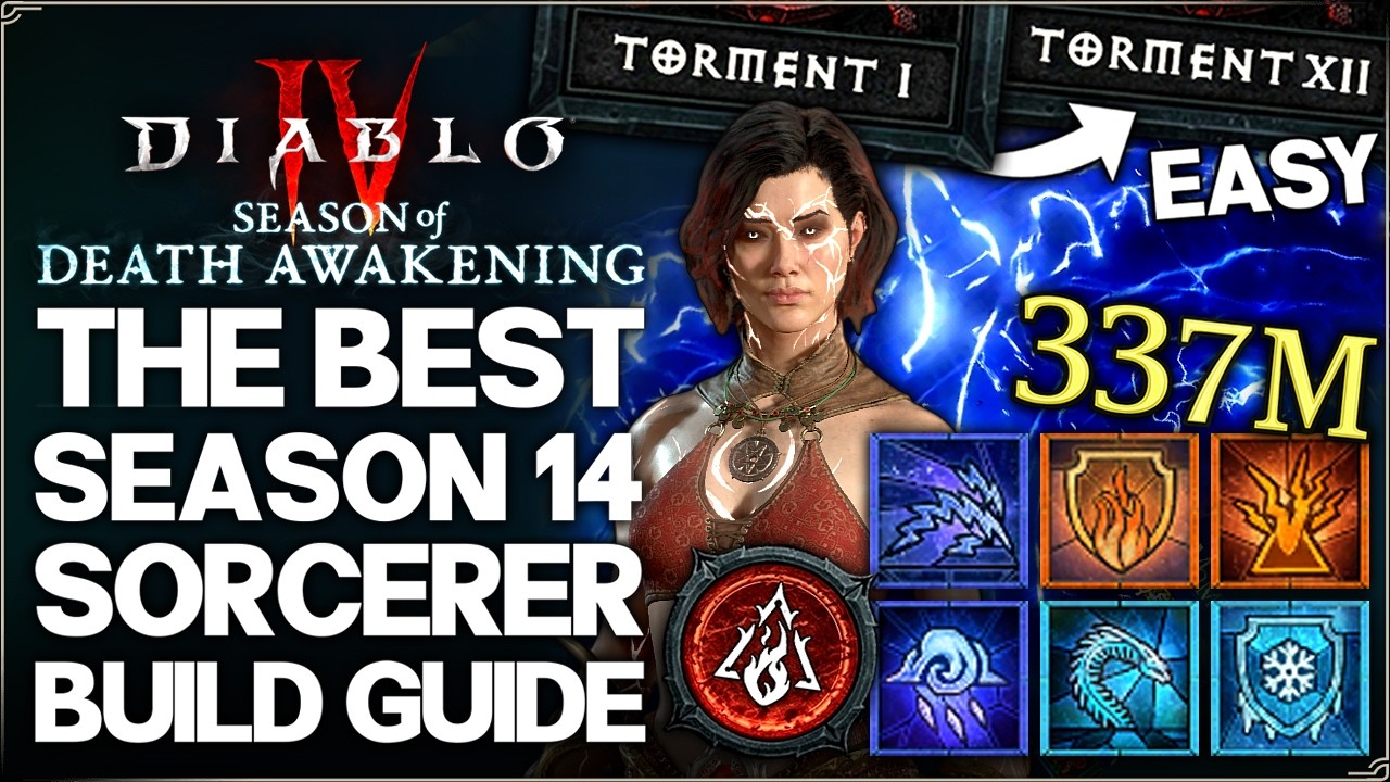 Diablo 4 &mdash; Лучший билд на Волшебника 14-го сезона: Огромный урон, новая комбинация шока = Быстрый...