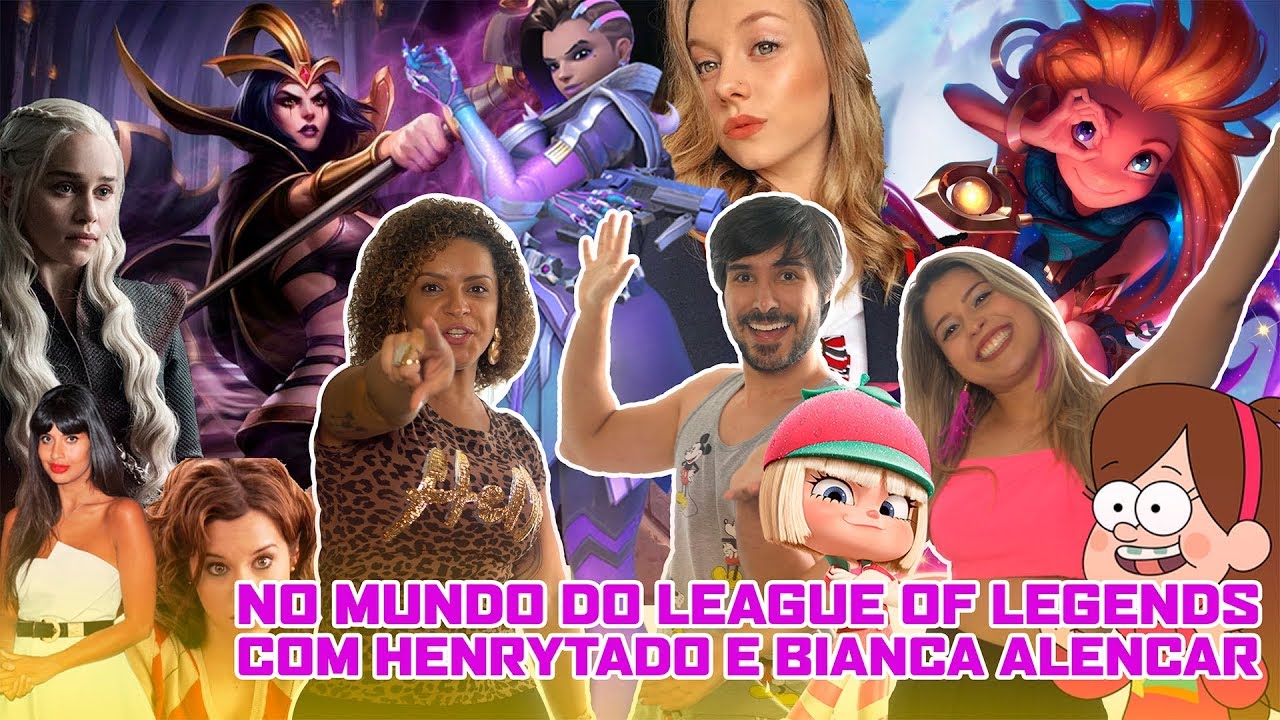 NO MUNDO DO LOL COM HENRYTADO E BIANCA ALENCAR