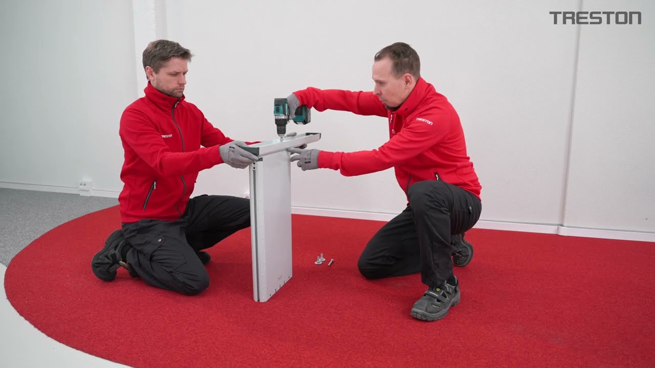 How to assemble Concept Ergo 600/750 Allen key adjustable workbench