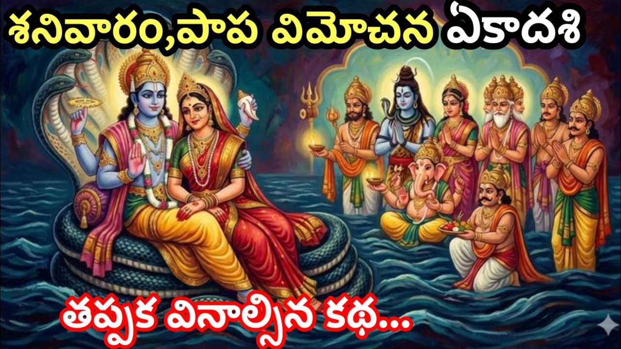 శనివారం పాప విమోచన ఏకాదశి తప్పక వినాల్సిన కథ @Ammatho prayanam 