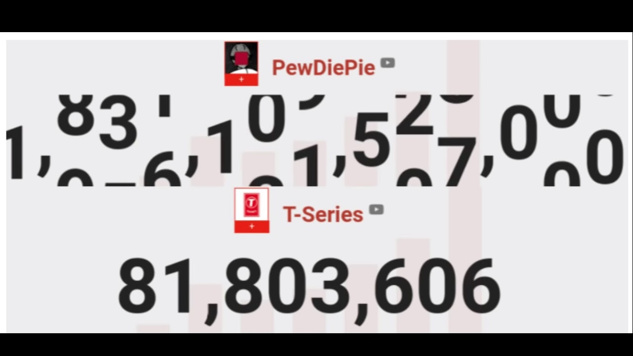 Live sub count HACKED PewDiePie hits 100 Trillion !
