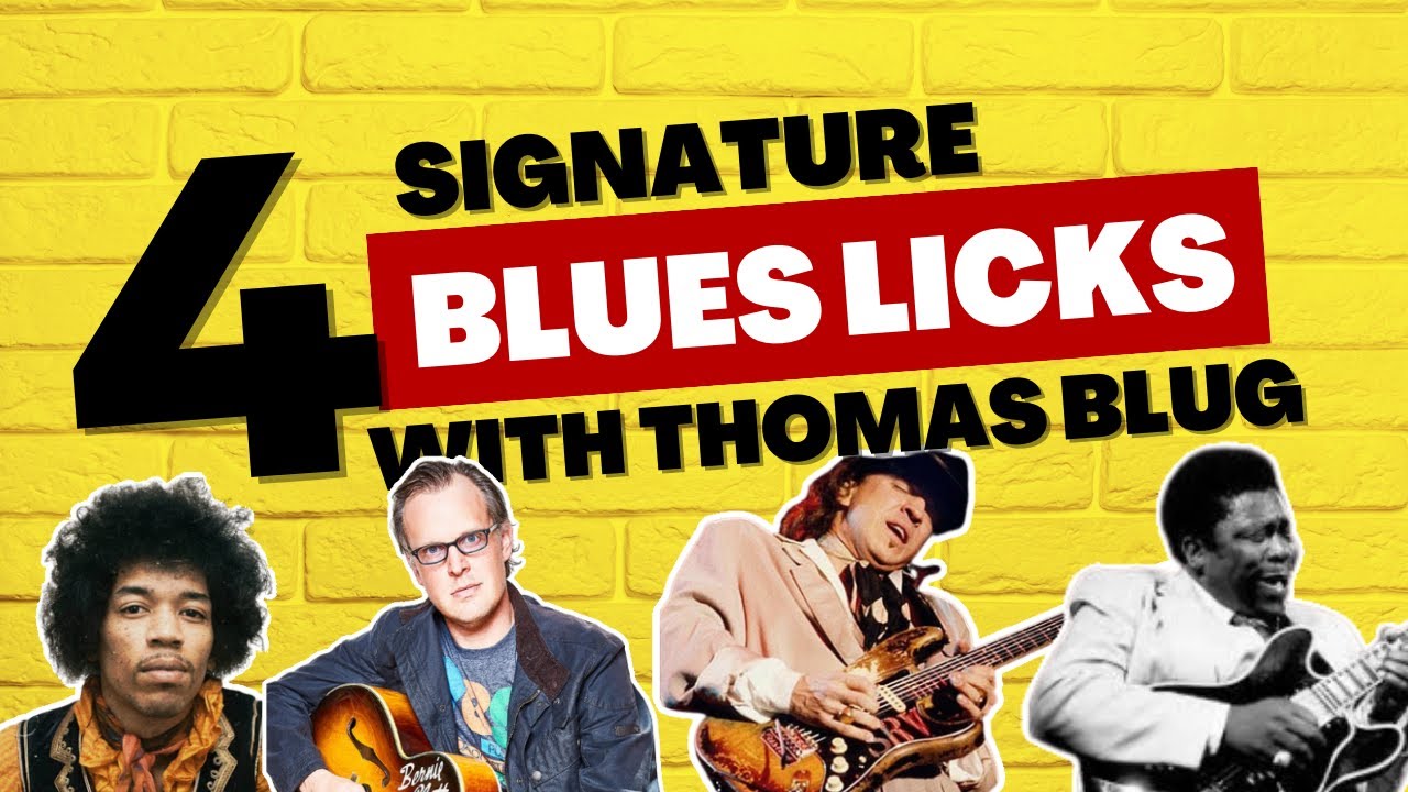 4 Signature Blues Lick With Thomas Blug