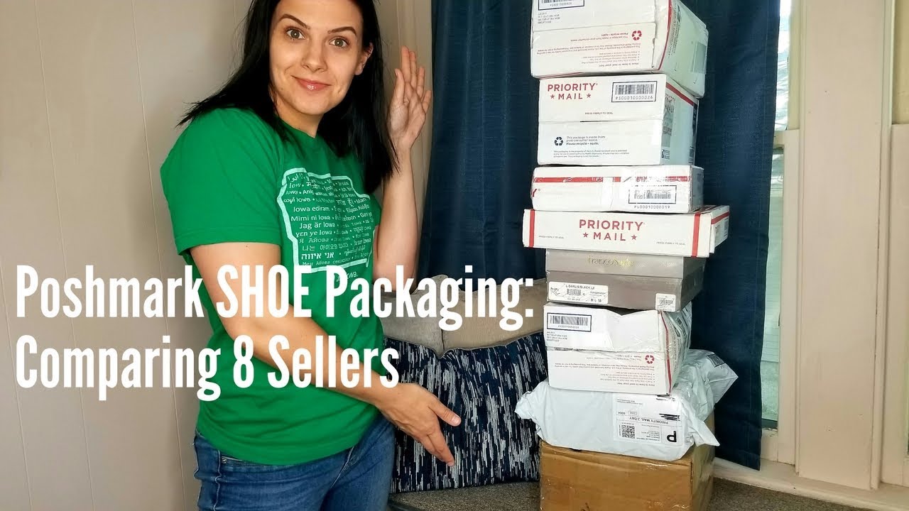Poshmark SHOE Packaging: Comparing packages from 8 different sellers