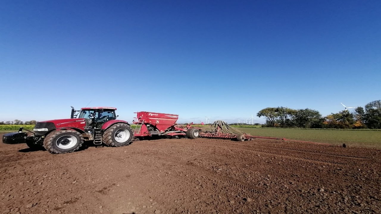 Pflügen, Kreiseleggen und Säen mit 12 Meter  | Steyr Power, Case IH Puma, Fendt Vario 900 | Sound !!