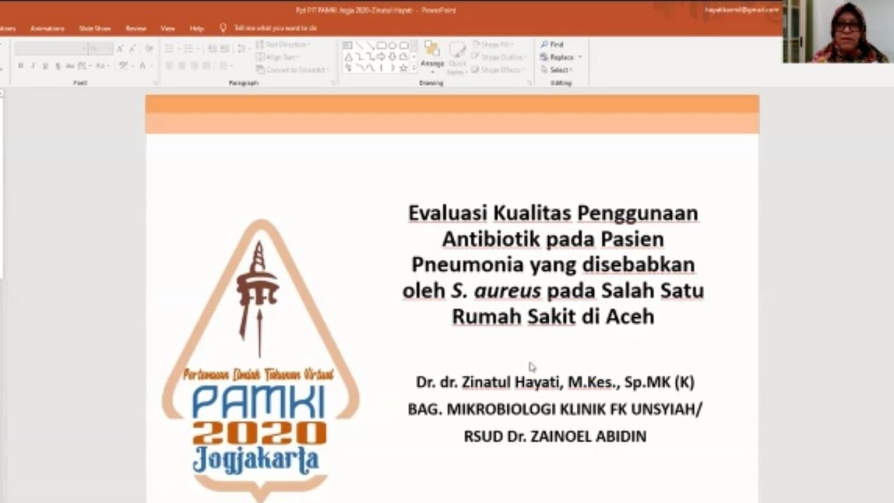 Blok Elektif Antimicrobial Resistace  - Penelitian evaluasi kualitas antibiotik pada Pneumonia -