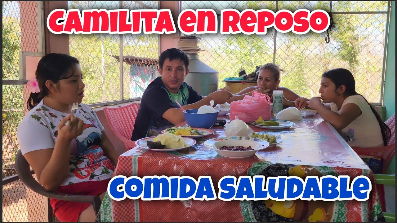 DISFRUTANDO UN ALMUERZO RICO PERO CAMILA NO PUEDE COMER 