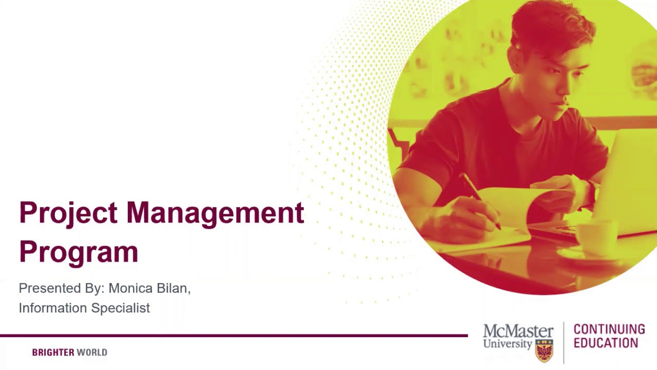 Project Management Program Preview - Presented by McMaster Continuing Education