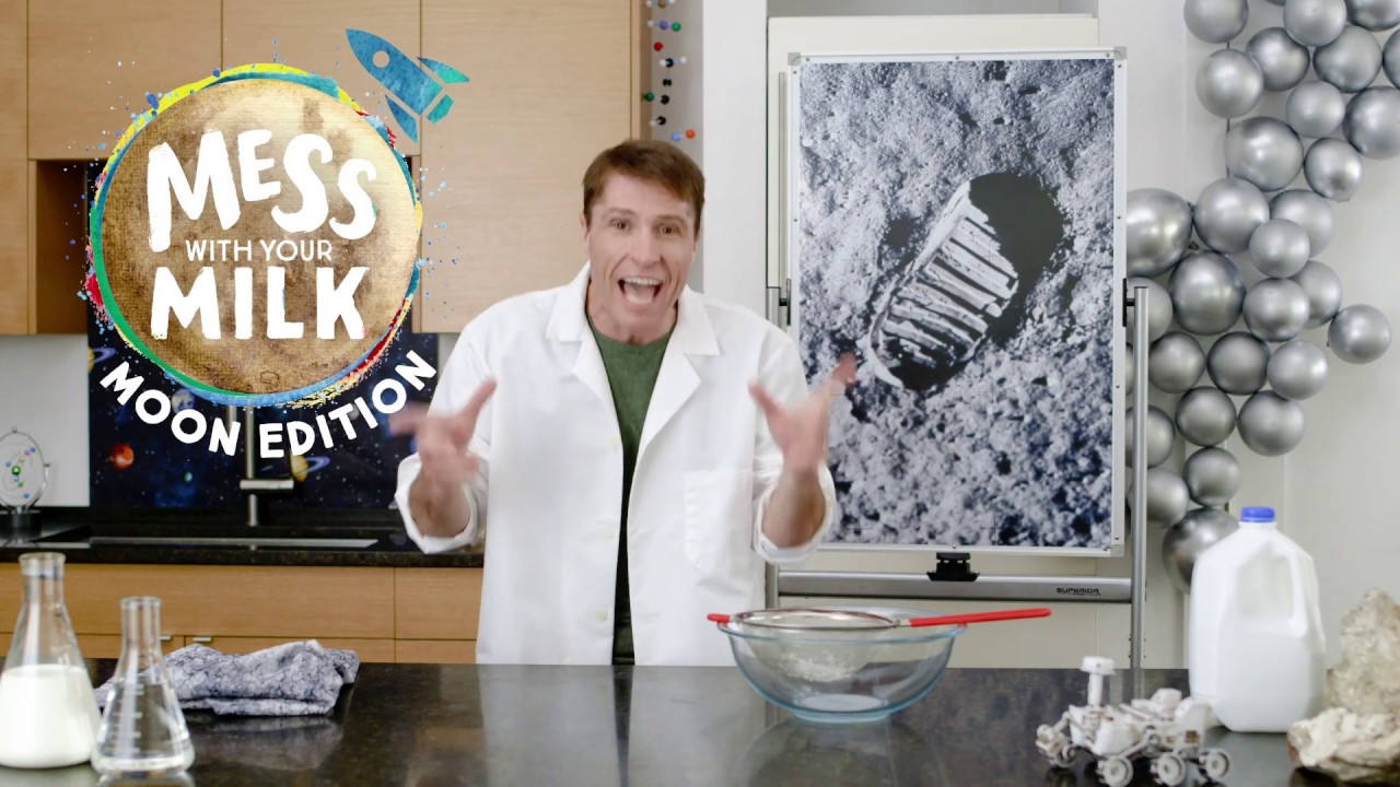 MESS WITH YOUR MILK: Milk “Plastic” Moonprint | #MWYM