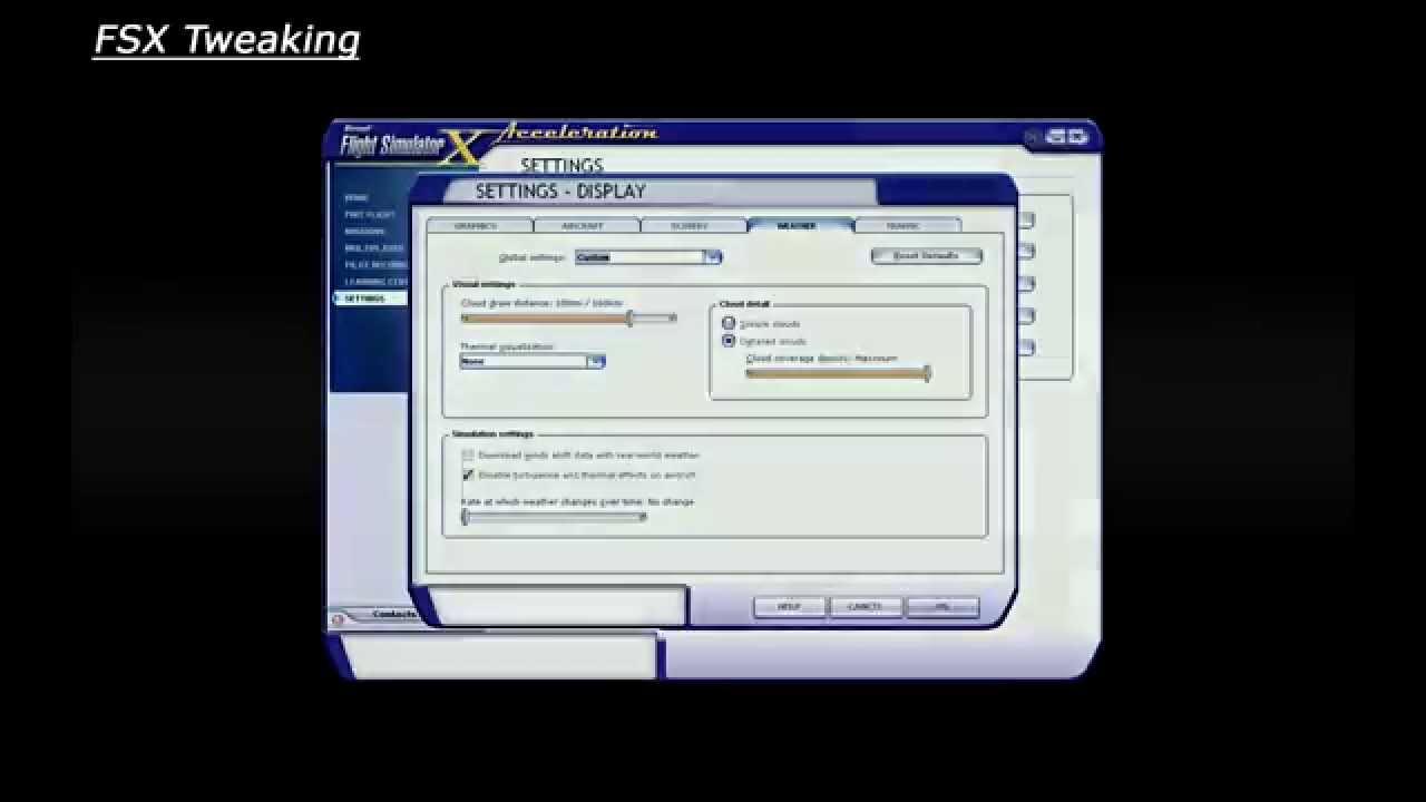 FSX Tutorial: Tweaking FSX to Improve Performance