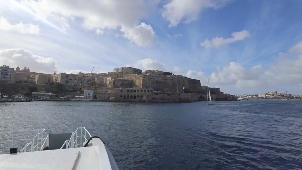 Ferry from Sliema to Valletta, Malta
