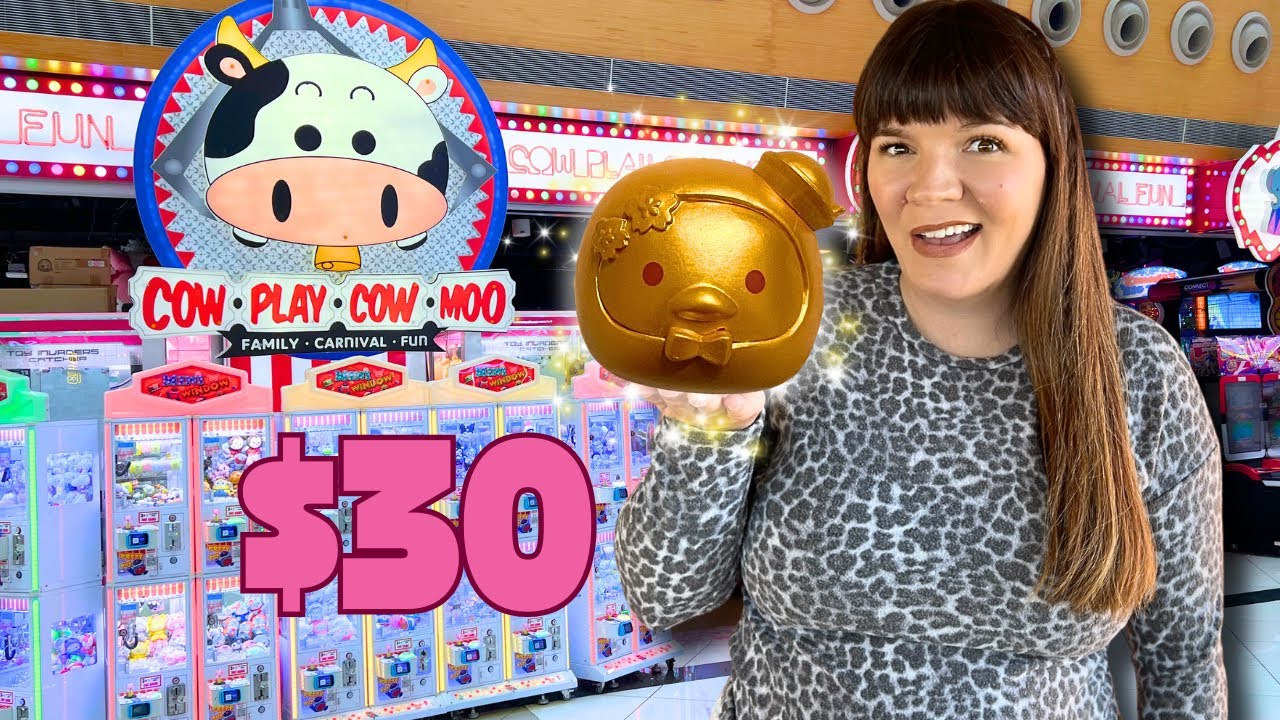$30 PRIZE CHALLENGE at Cow Play Cow Moo Arcade!