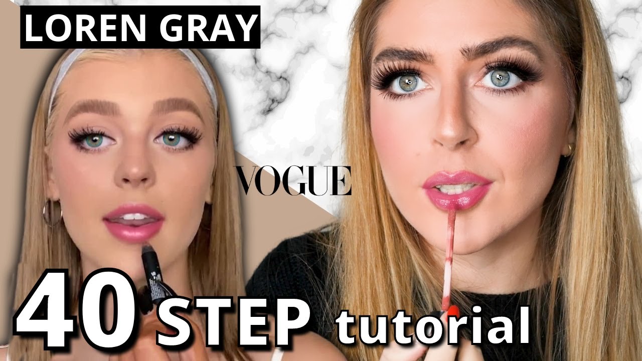 😱 MI TRUCCO come LOREN GRAY (40 STEP) + REACTION! TVB ma sei PAZZA #lorengray #vogue