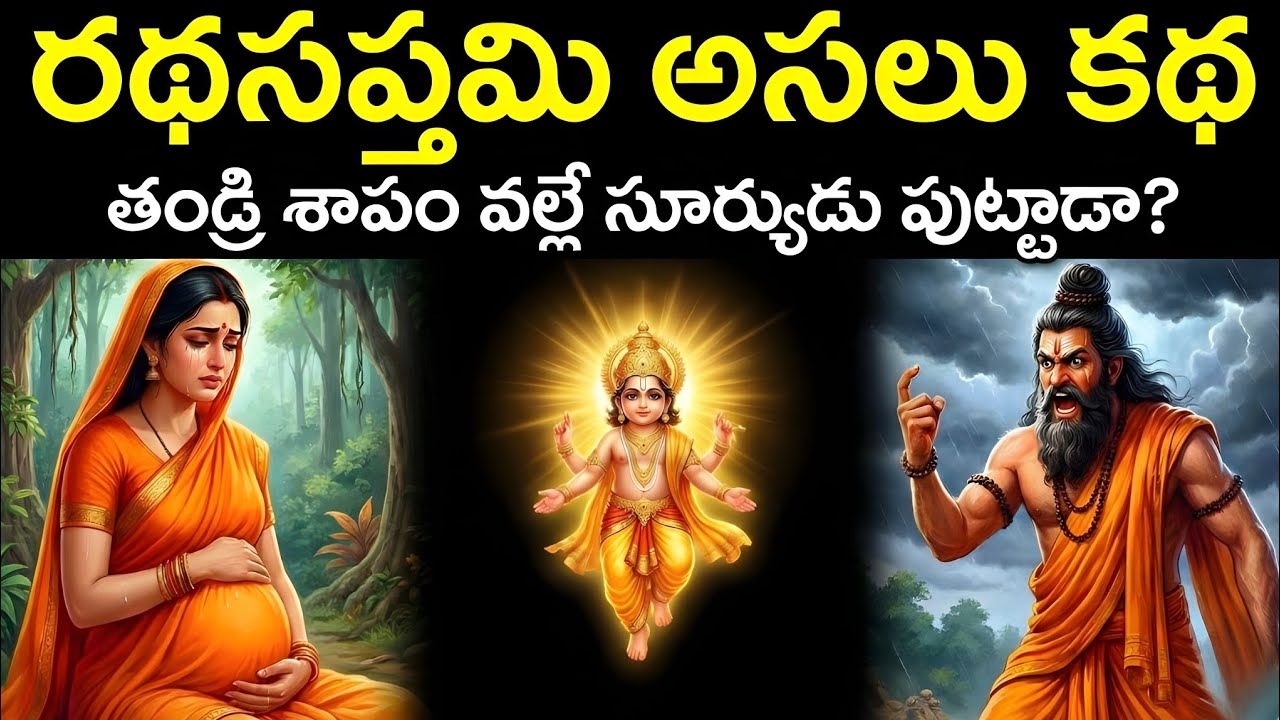 రథసప్తమి పూర్తి కథ ||సూర్య భగవానుడు ఎలా జన్మించాడు?  జనవరి 25 సూర్యుడు పుట్టినరోజు 