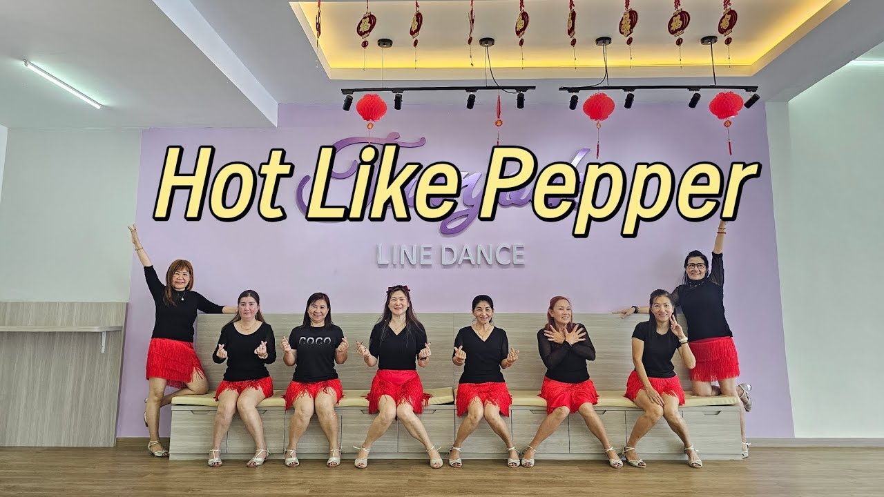 Hot Like Pepper Line Dance - Easy Intermediate Level 