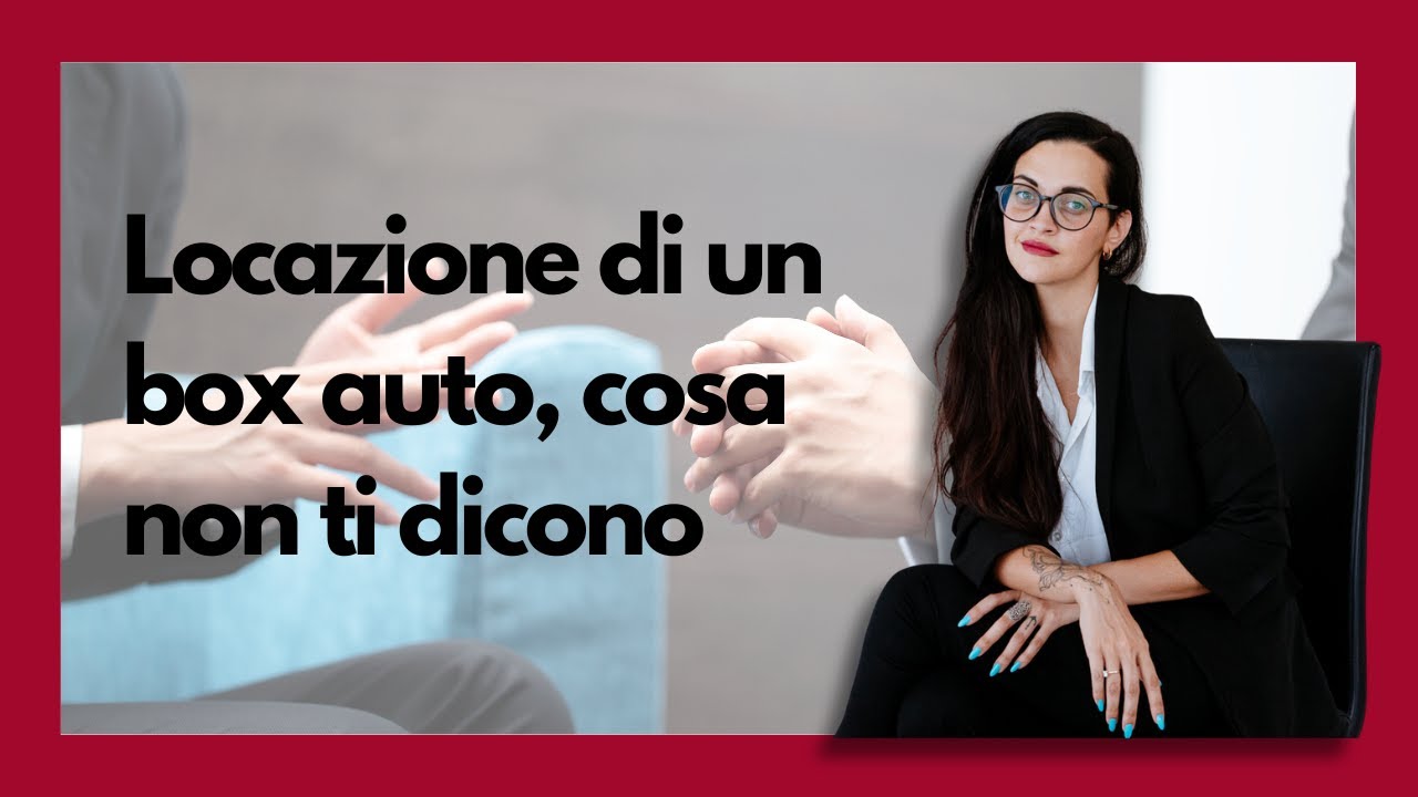 Affitto box auto, cosa non ti dicono!